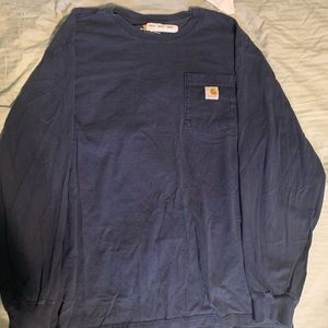 Navy Blue Carhartt long sleeve Original Fit